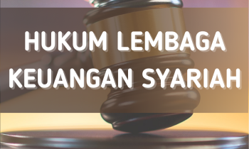 Book Cover: HUKUM LEMBAGA KEUANGAN SYARIAH