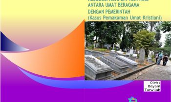 Book Cover: Resolusi Konflik Vertikal Antara Umat Beragama dengan Pemerintah (Kasus Pemakaman Umat Kristiani)