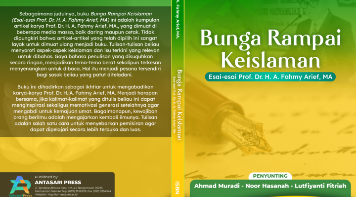 Book Cover: BUNGA RAMPAI KEISLAMAN : Esai-esai Prof. Dr. H. A. Fahmy Arief, MA