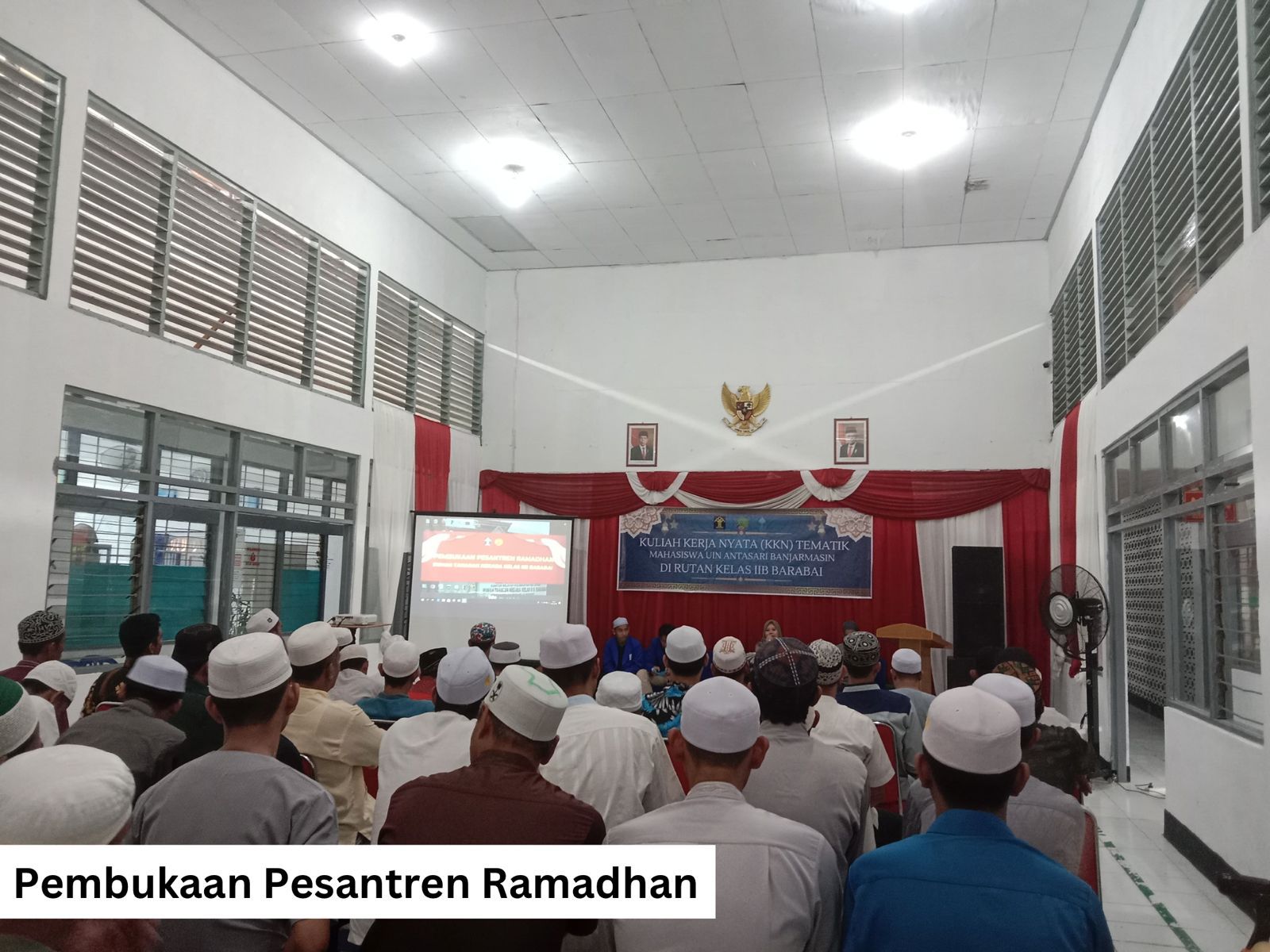 Bersama Program KKN Mahasiswa, Rutan Kelas IIB Barabai Gelar Pesantren Ramadan