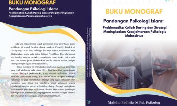 Book Cover: Pandangan Psikologi Islam:  Problematika Kuliah Daring dan Strategi Meningkatkan Kesejahteraan Psikologis Mahasiswa