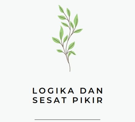Book Cover: Logika dan Sesat Pikir ;المنطق والمغالطة