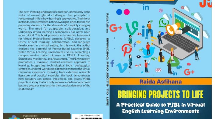 Book Cover: BRINGING PROJECTS TO LIFE: A PRACTICAL GUIDE TO PjBL IN VIRTUAL ENGLISH LEARNING ENVIRONMENTS