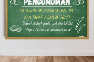 IG PENGUMUMAN kontak peserta dan DPL KKN Thp 2